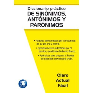 Diccionario práctico de sinónimos, antónimos y parónimos; varios autores; ed Zig Zag