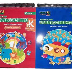 Pack Torre de Palabras Pre Kinder + Torre de Números Pre Kinder