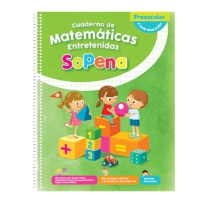 Sopena, Cuaderno de Matemáticas Entretenidas Desde 4 años Pre Kinder