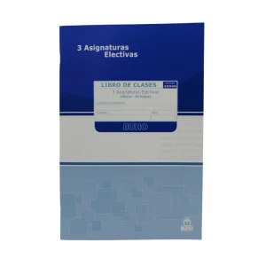 Búho; Libro de Clases, 3 asignaturas Lectivas, 26 hojas