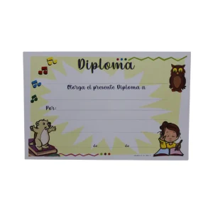 Búho; Diploma de Honor Párvulos / Unidad