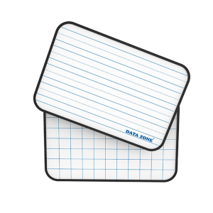 Data Zone; Pizarra doble cara caligráfica/cuadriculada